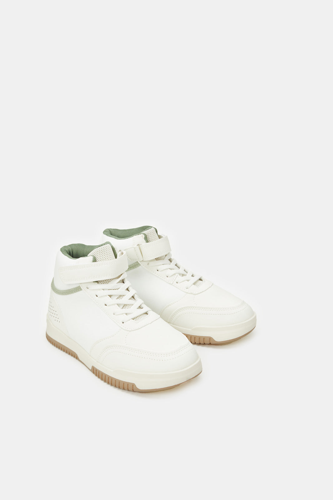 

Senior Girls White High Top Sneakers