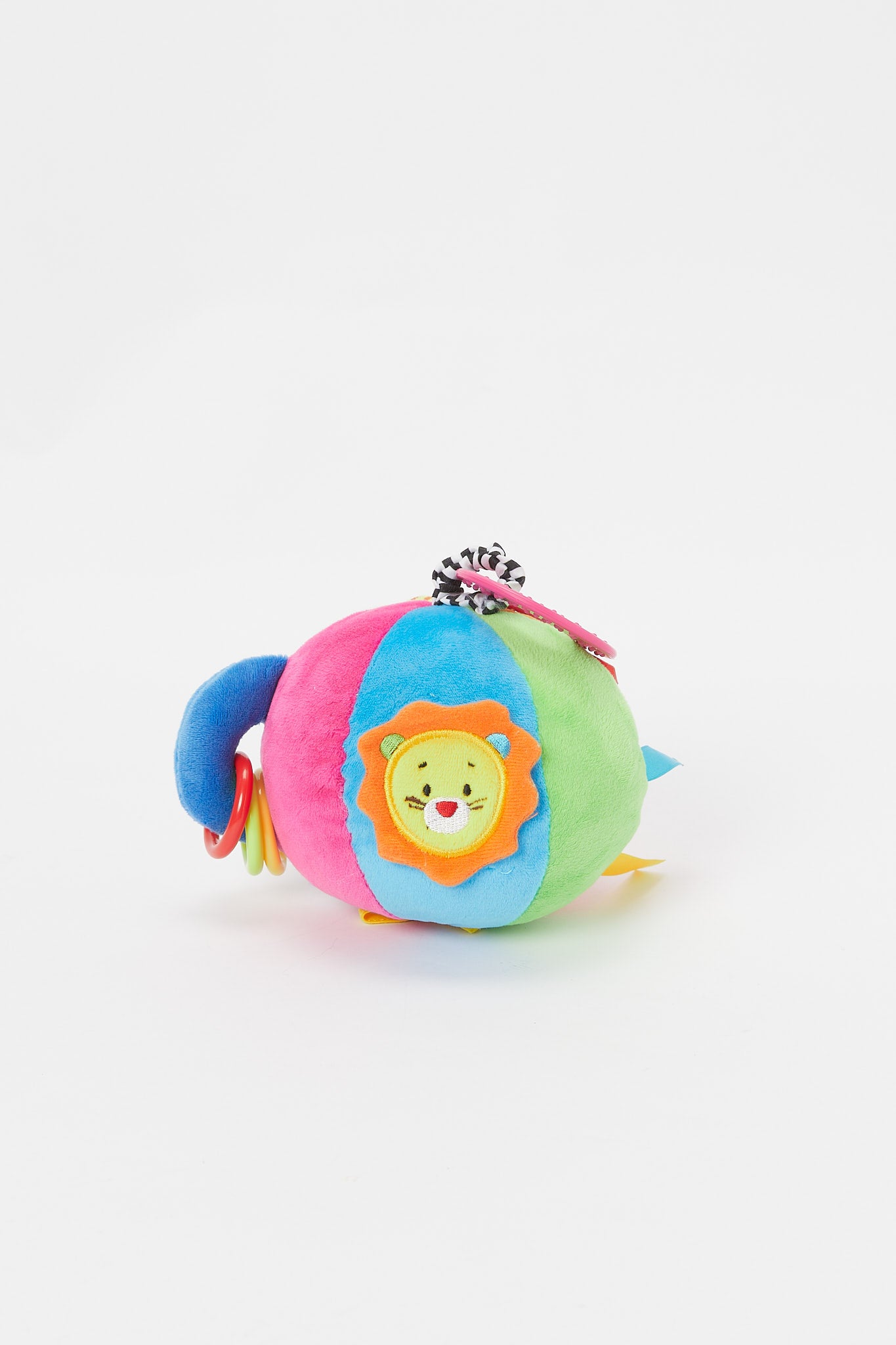 

Babies Lion Multicolour Ball With Teether Rattle