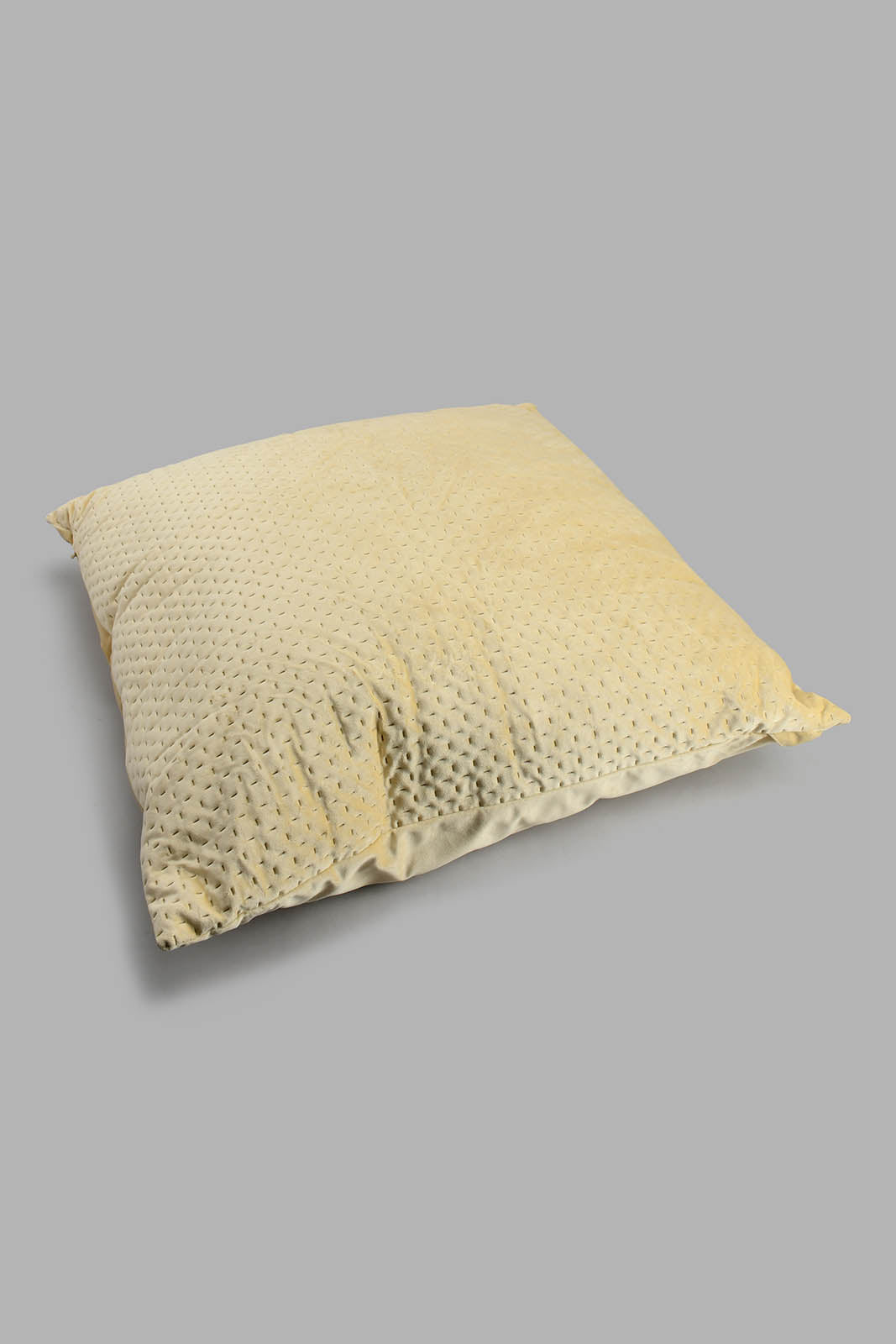 

Beige Velvet Floor Cushion