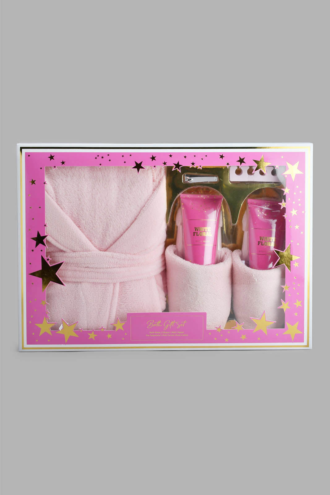 

Pink Bath Robe Set (6 Piece)