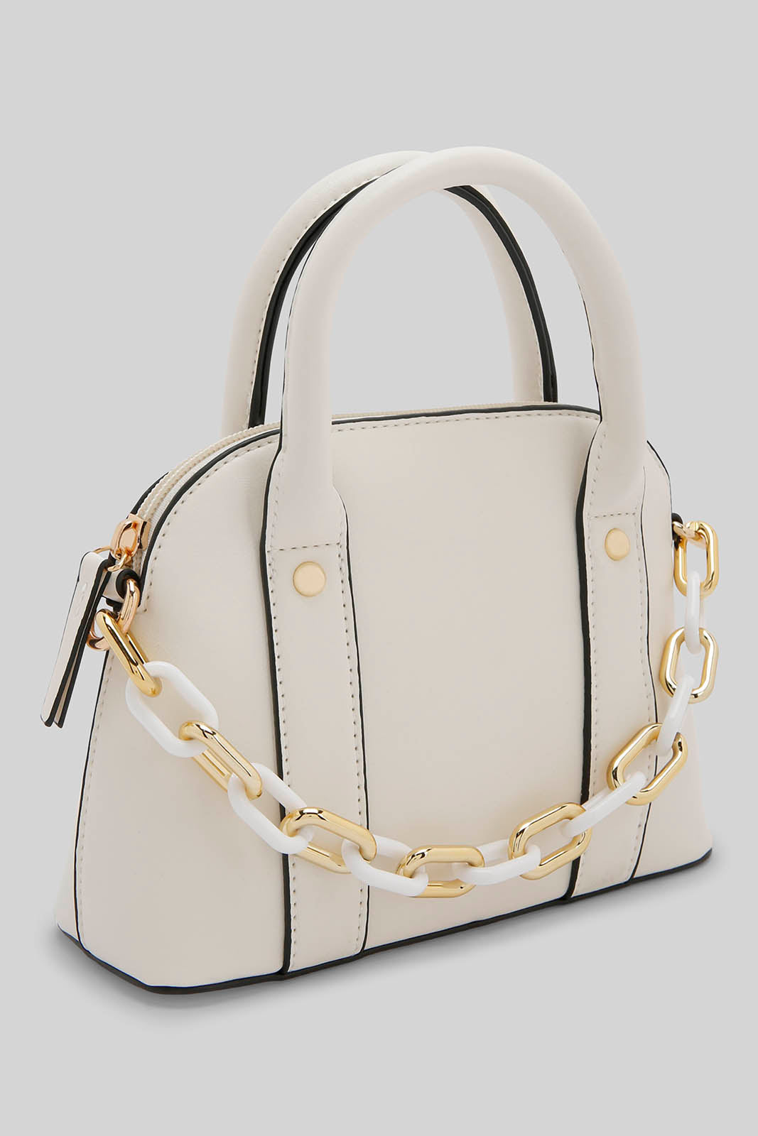 

Girls White Embellished Handbag