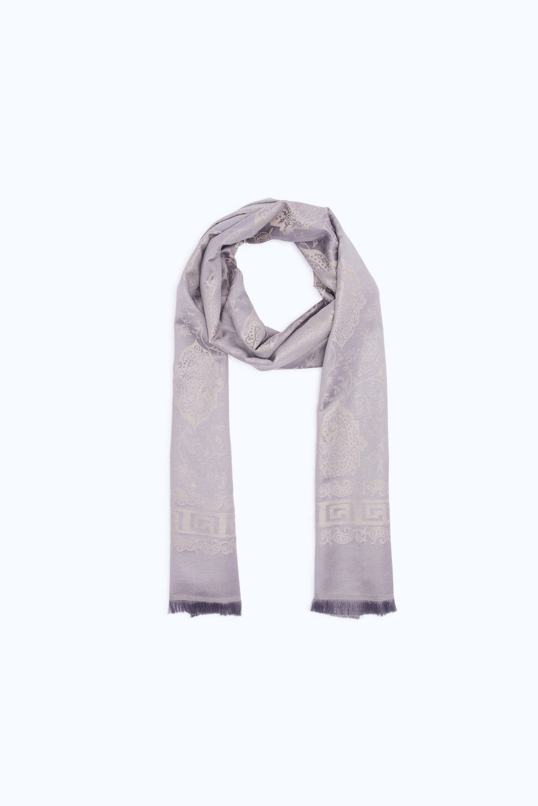 

Women Gold Paisley And Scarf