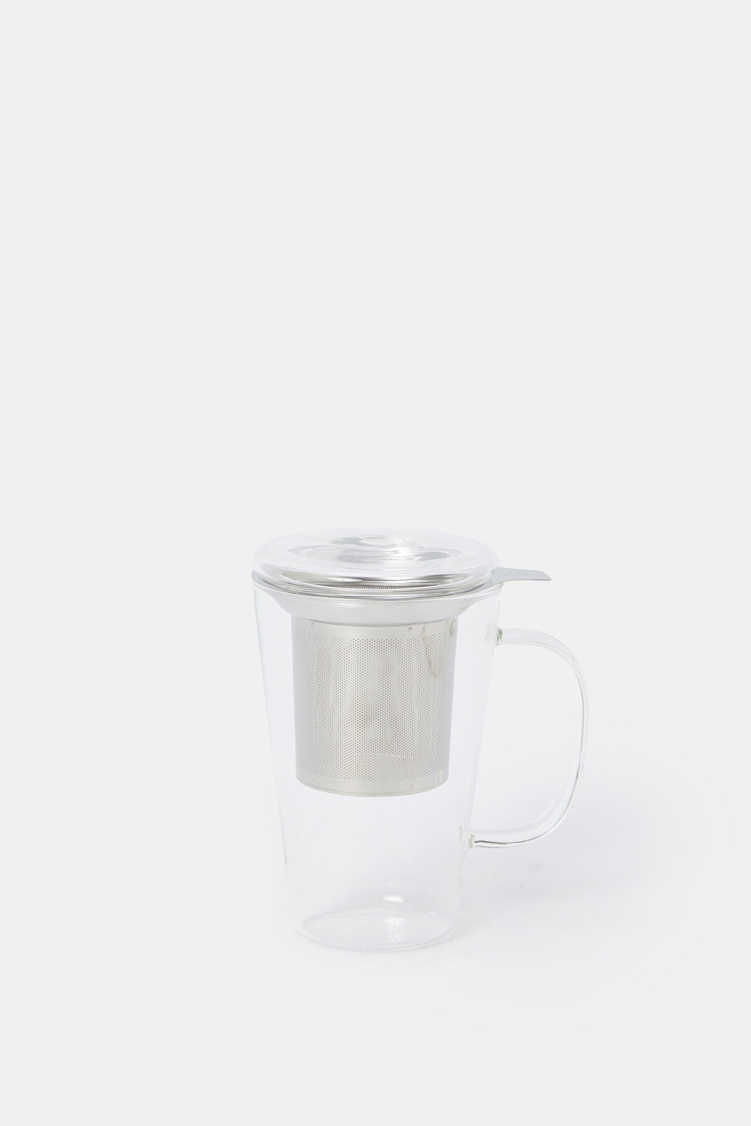 

Clear Double Wall Glass Tea Cup With Filter (2 Piece)