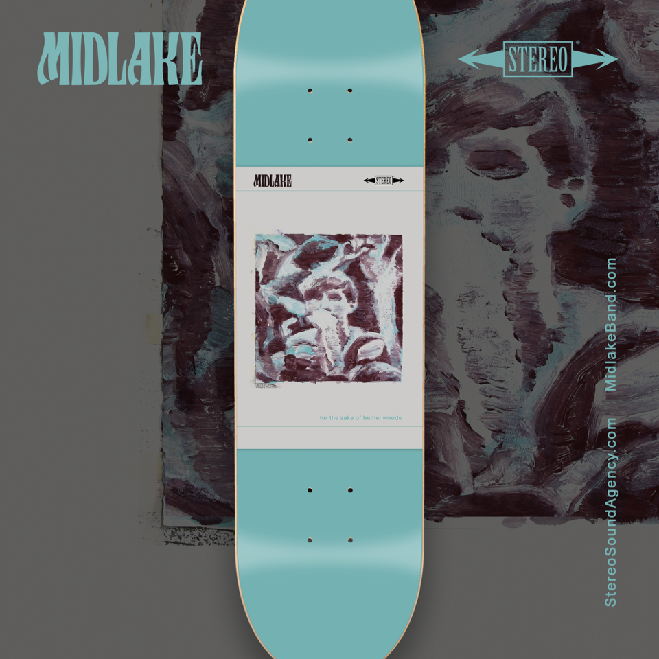 Stof Uitbreiding Merchandiser MIDLAKE / STEREO Skateboard Deck – Midlake
