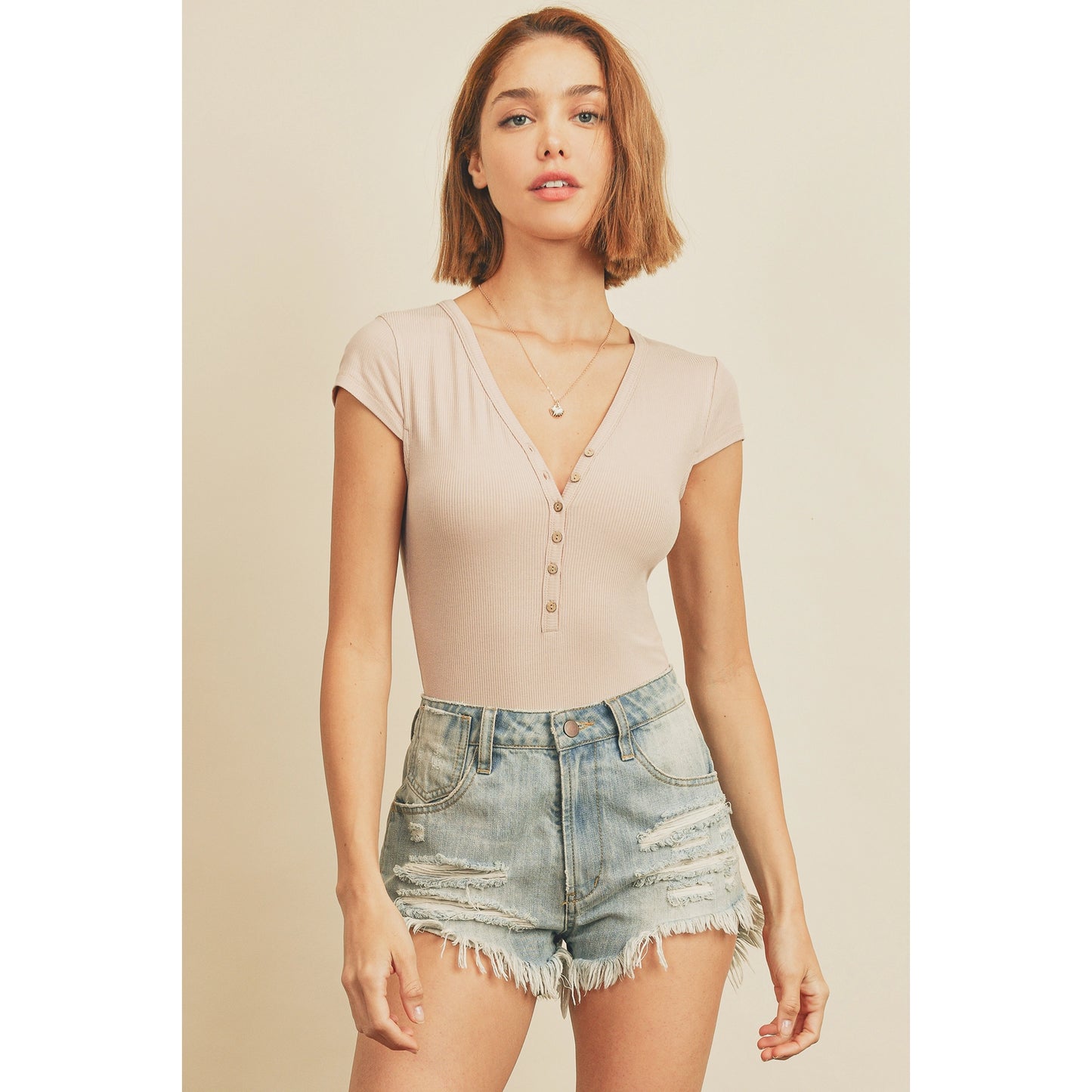 Cap Sleeve Bodysuit