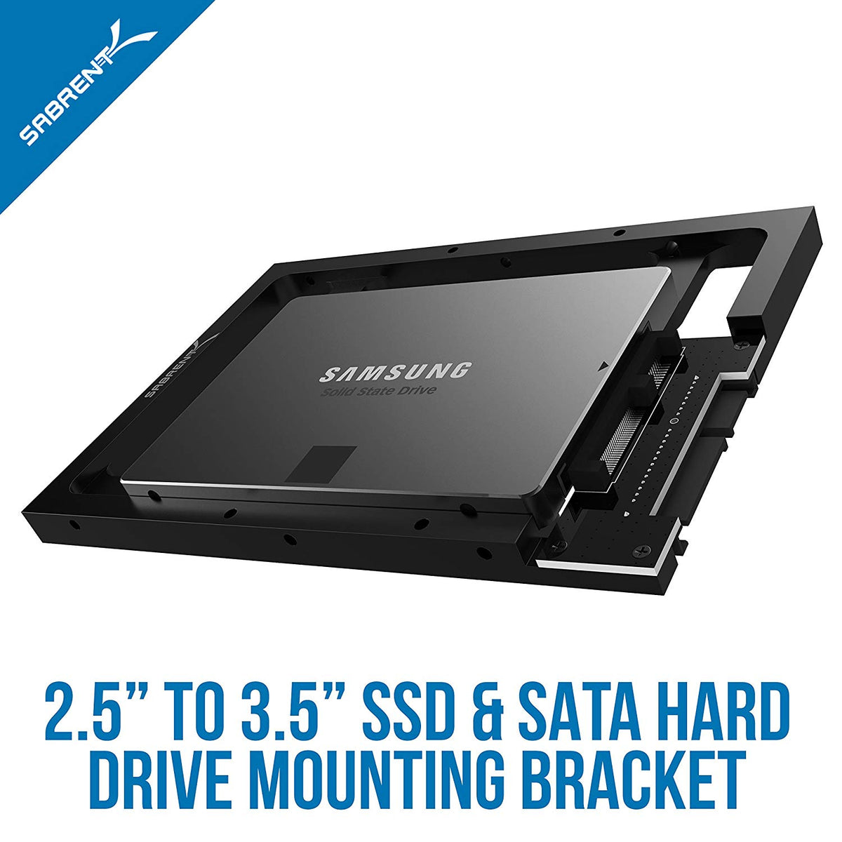 2.5&quot; SSD &amp; SATA Hard Drive to Desktop 3.5&quot; SATA Bay Converter Mounting Kit