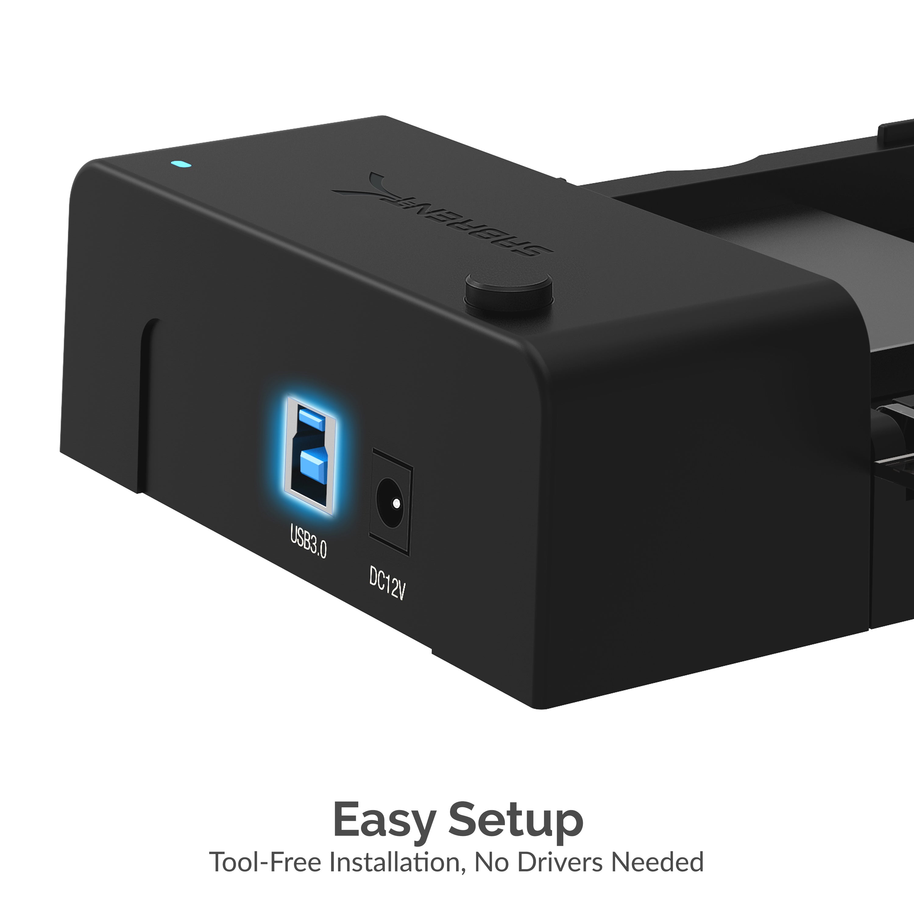 Sabrent USB 3 0 to SATA External Hard Drive Docking Station for 2 5 or 3 5in HDD 