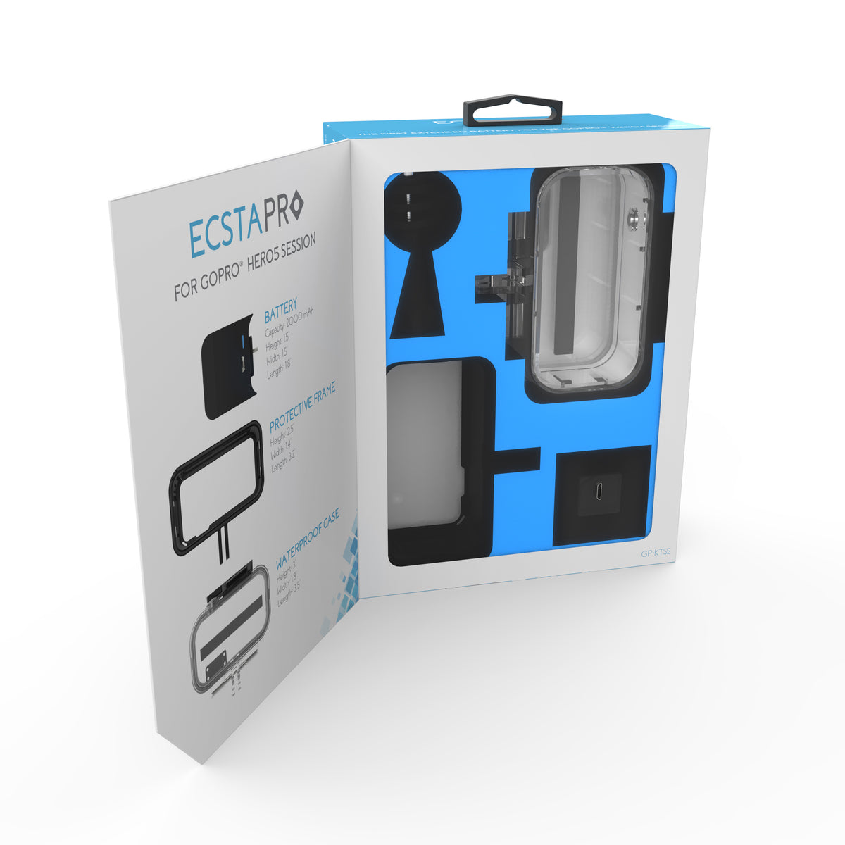 EcstaPro Extended Battery for GoPro HERO5 Session