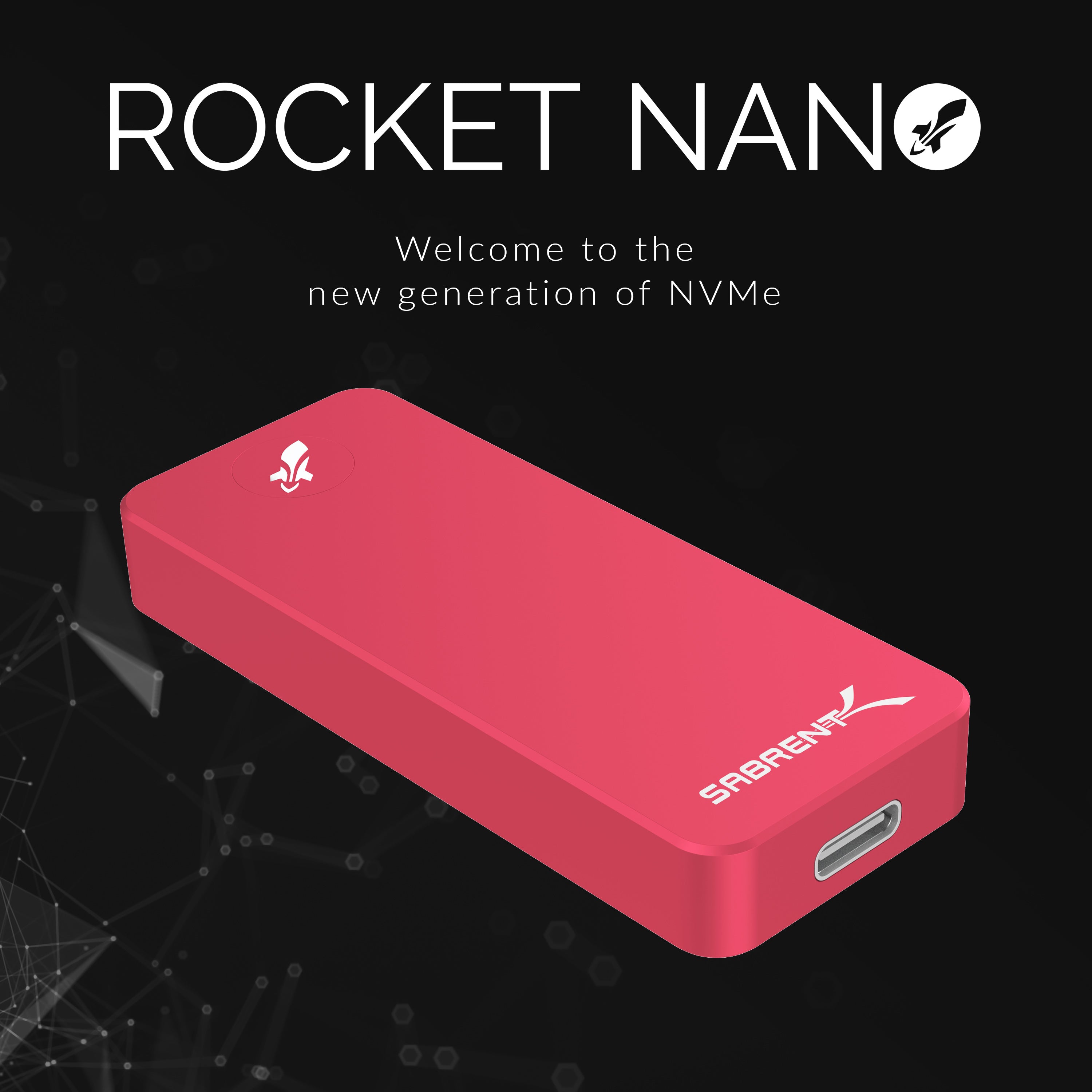 2021新入荷 未開封 SABRENT ROCKET NANO USB3.2 外付SSD 1TB アルミニウム 超小型 automy.global