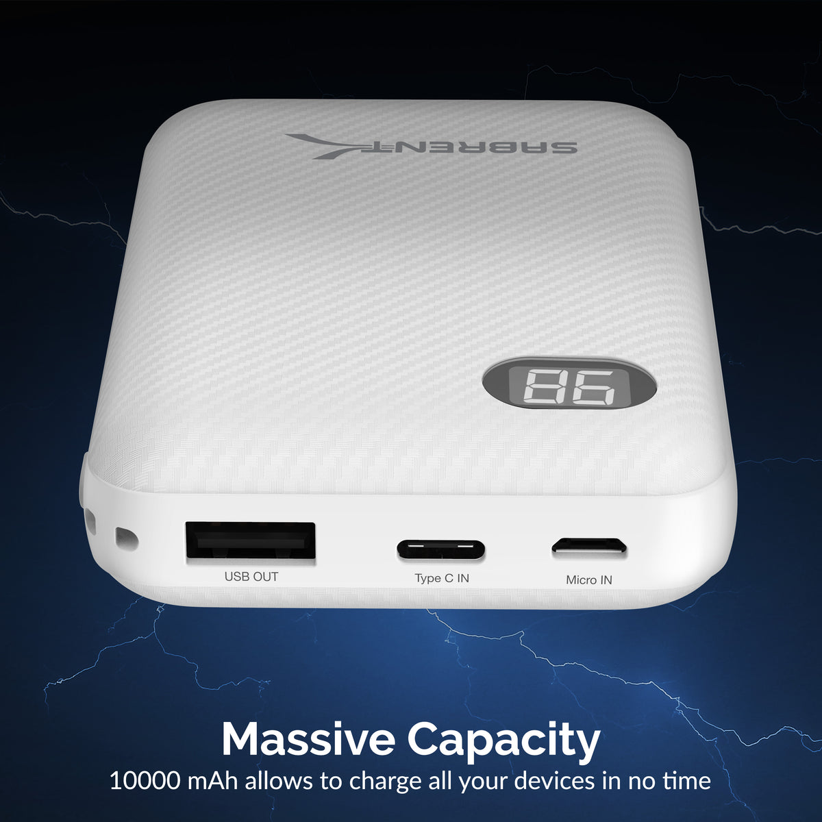 10000 mAh Power Bank USB Type-C