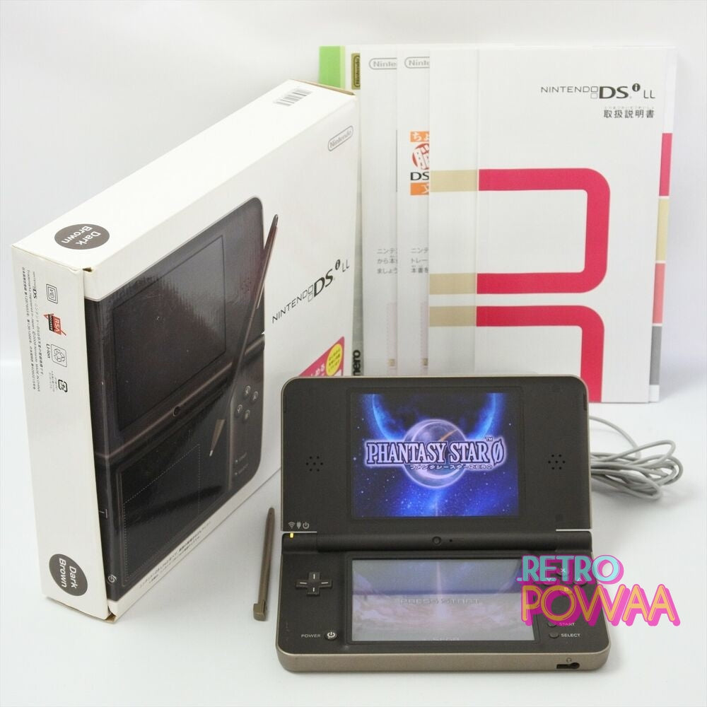 Nintendo DSi LL Console DARK BROWN UTL-001 Boxed NDS JPN