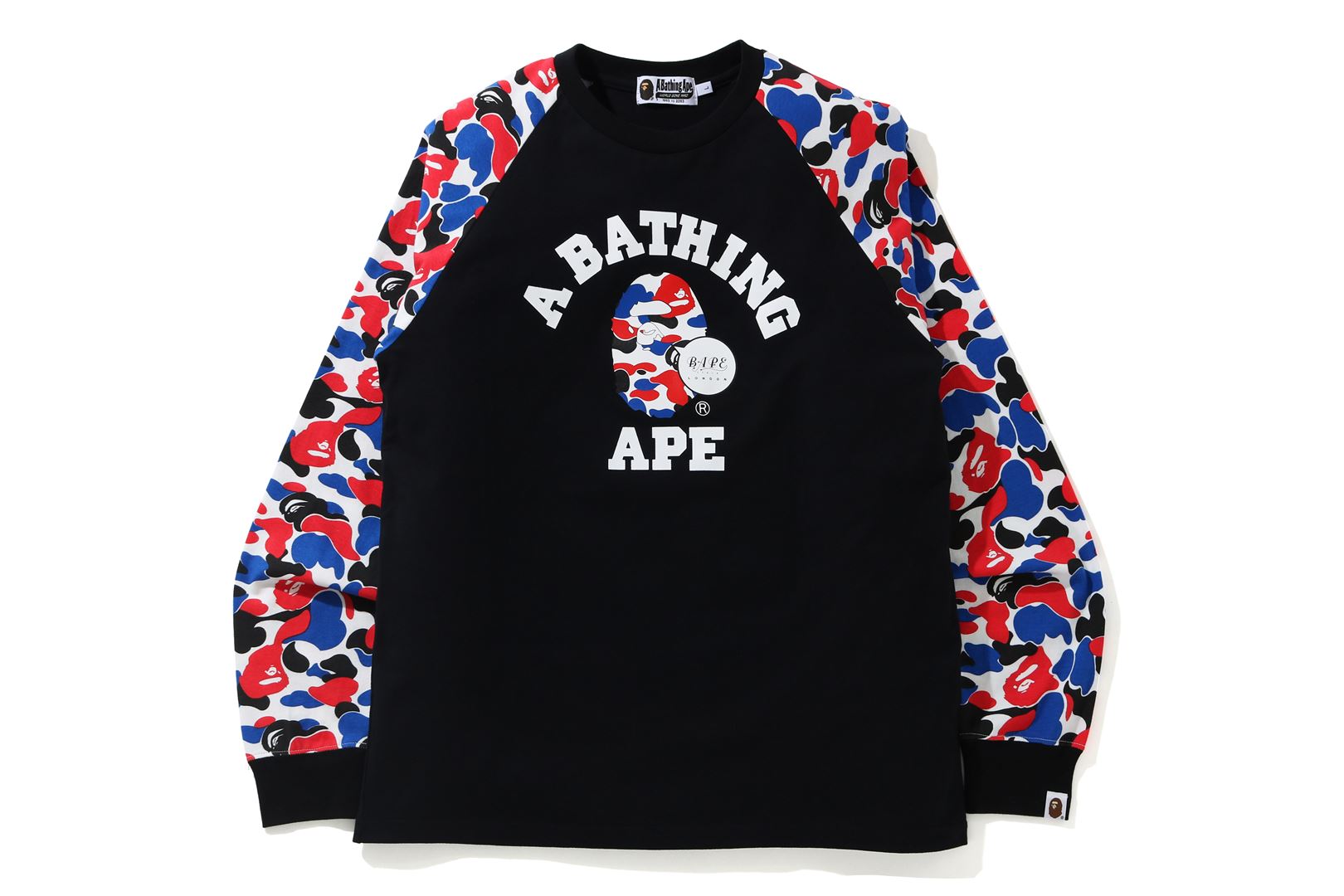 BAPE STORE® LONDON CAMO LONG SLEEVE TEE