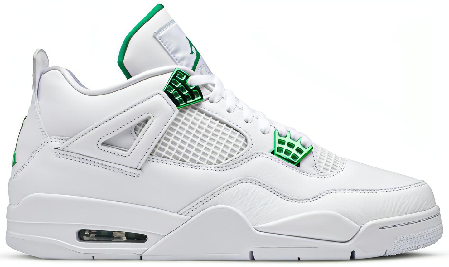 green metallic 4's