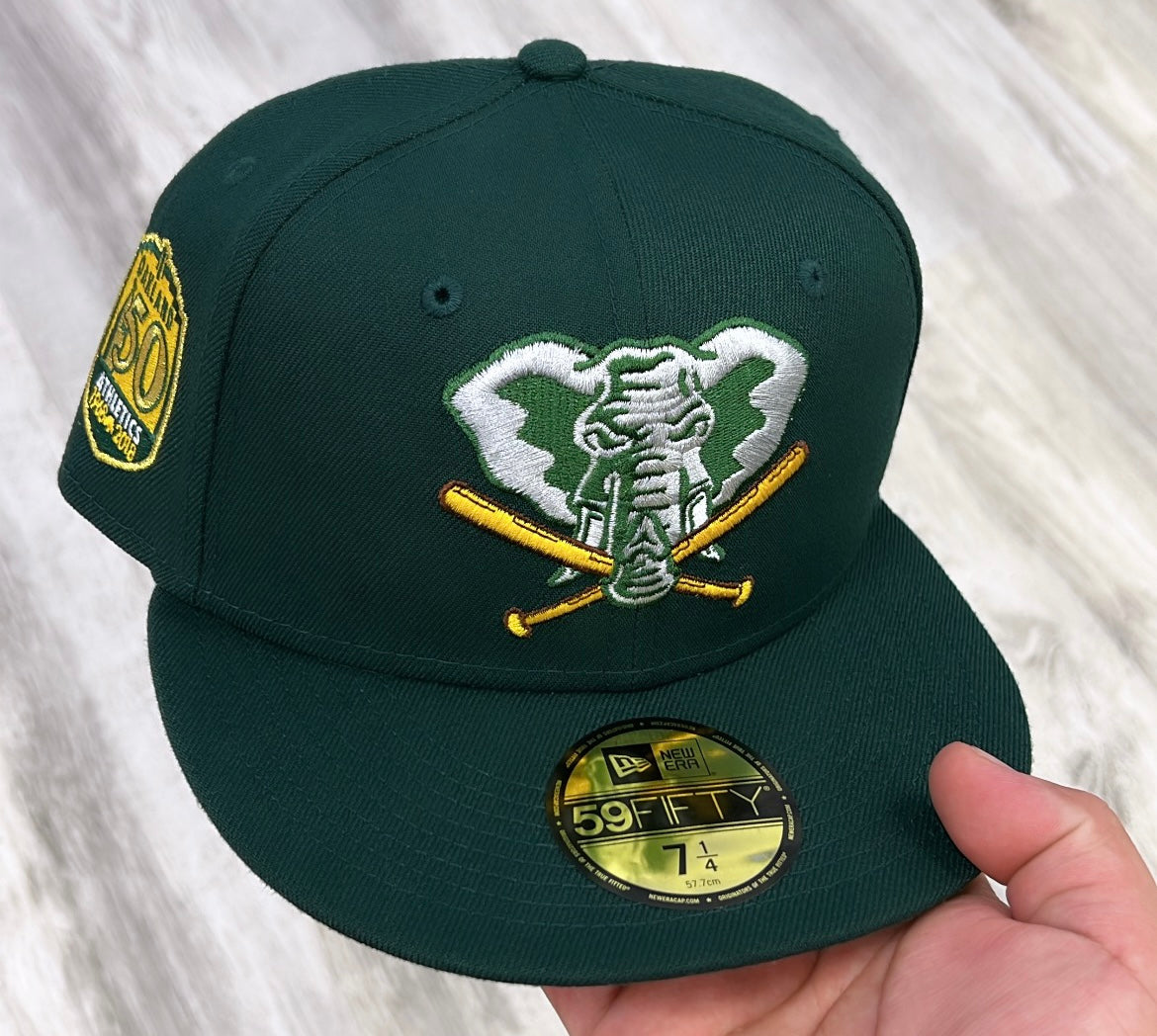 oakland a's side patch hat