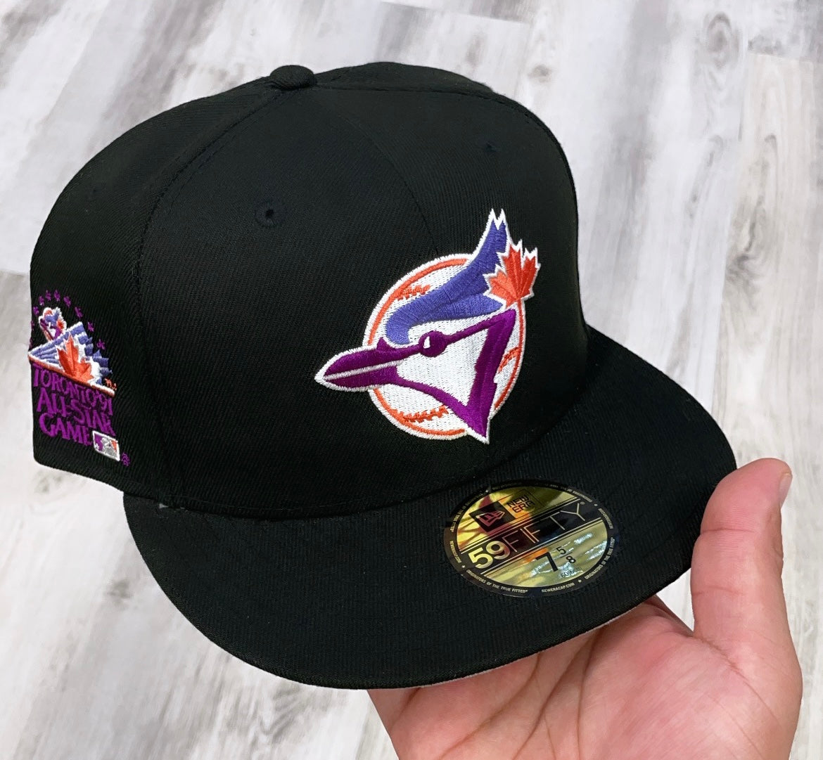 blue jays fitted side patch