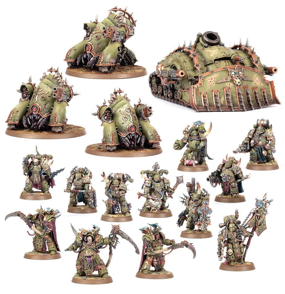 一部予約販売中】 ウォーハンマーWARHAMMER DEATH GUARD BATTLEFORCE