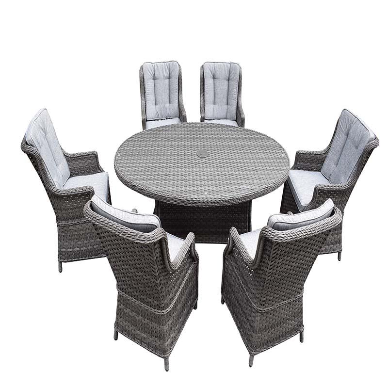 amalfi 6 seater dining set