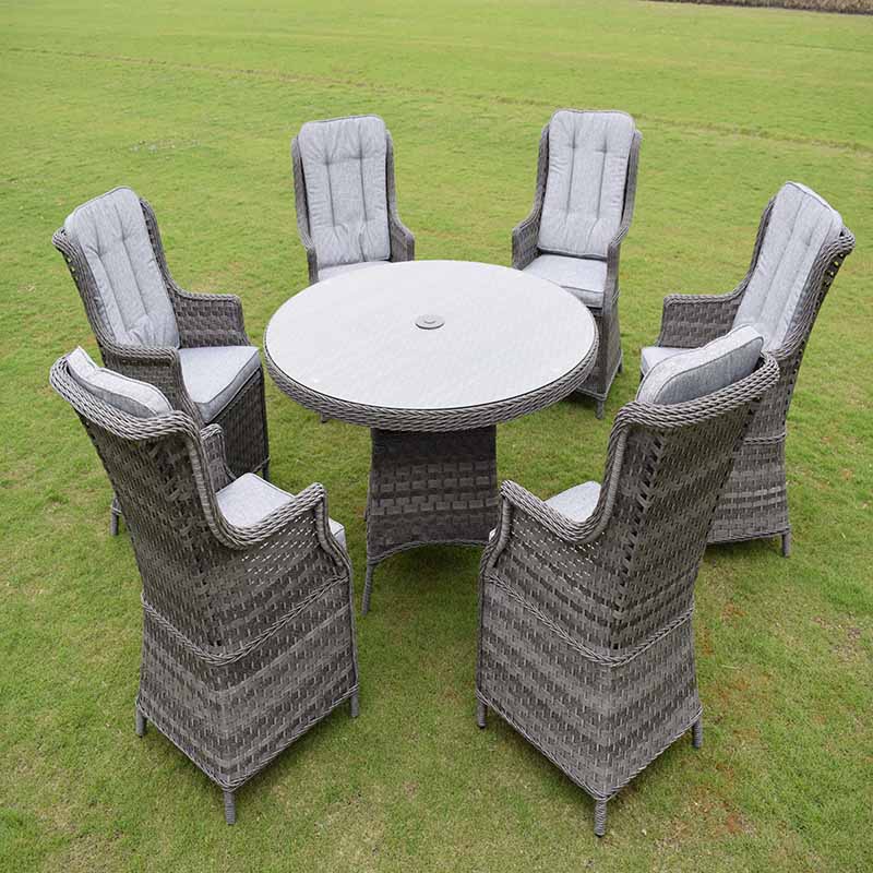 amalfi 6 seater dining set