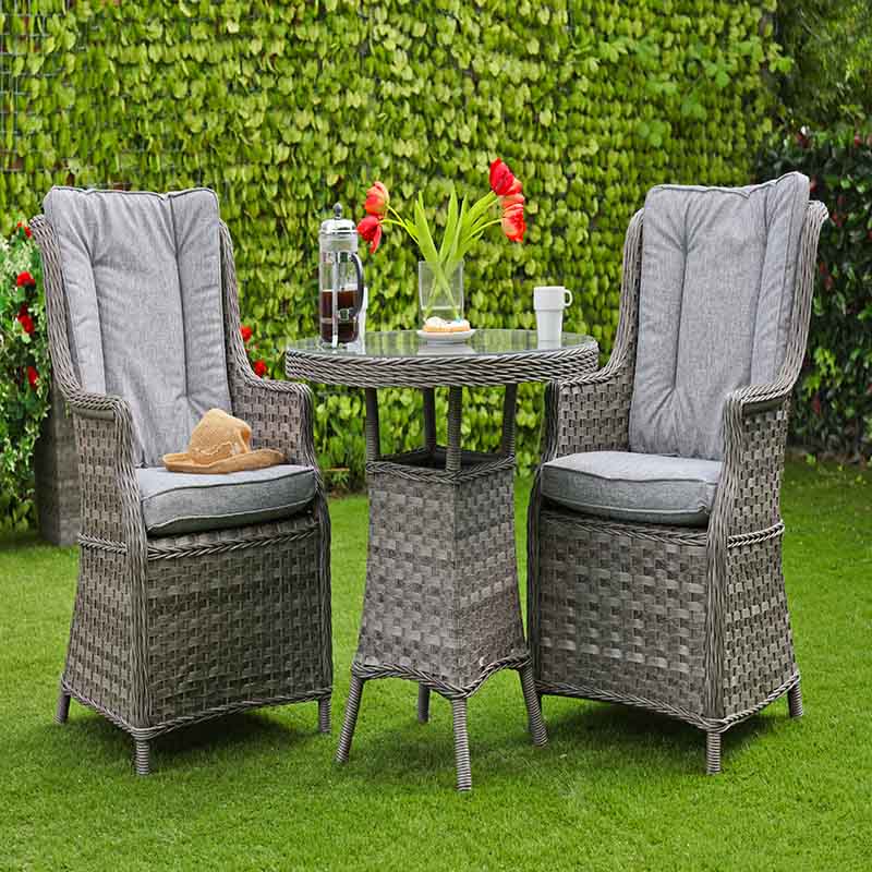 wooden patio sofa set