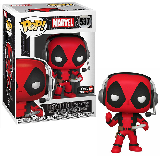 gamer deadpool funko pop