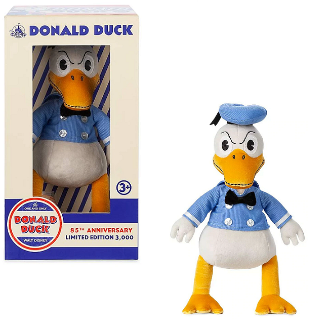 donald duck 85th anniversary plush