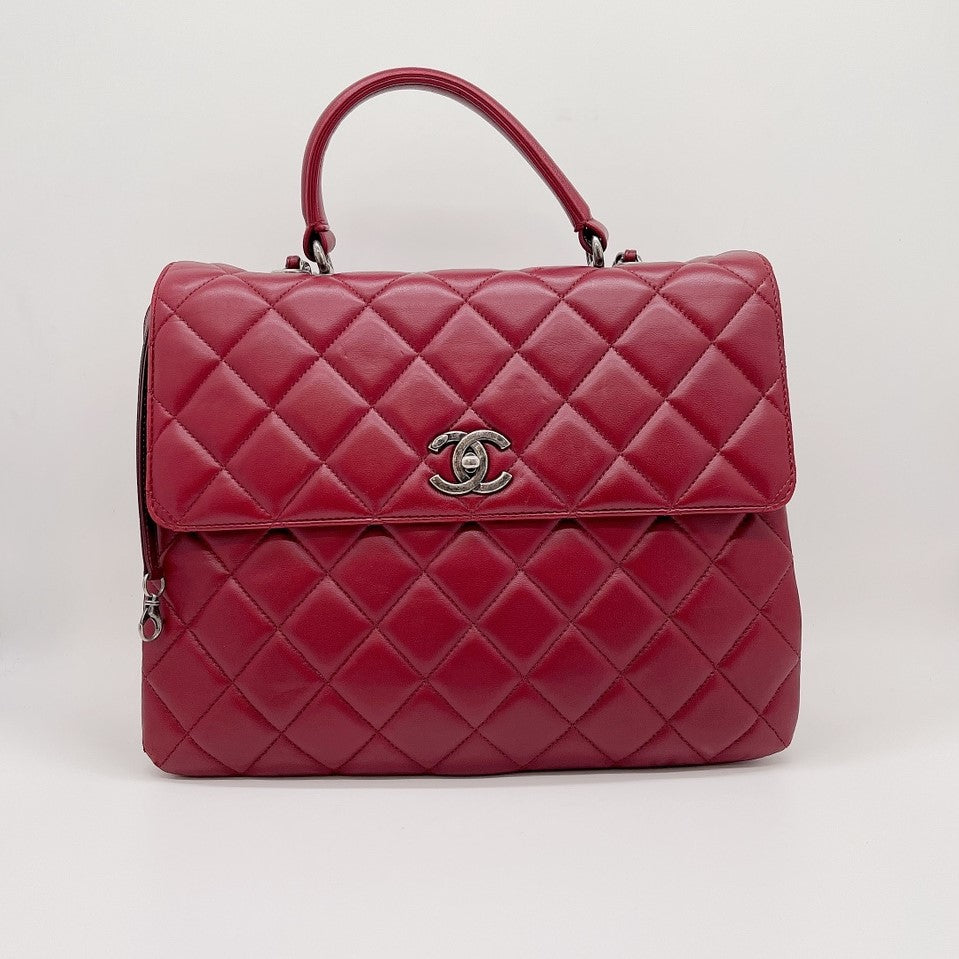 chanel trendy cc red