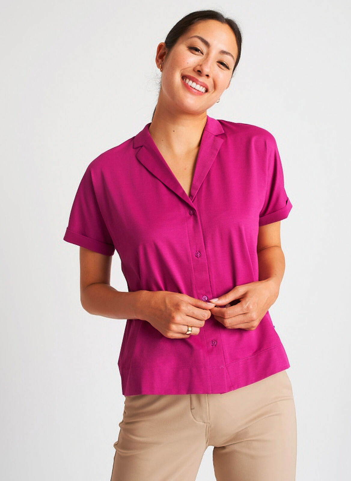 On The Move Short Sleeve Blouse | Women's Shirts and Blouses