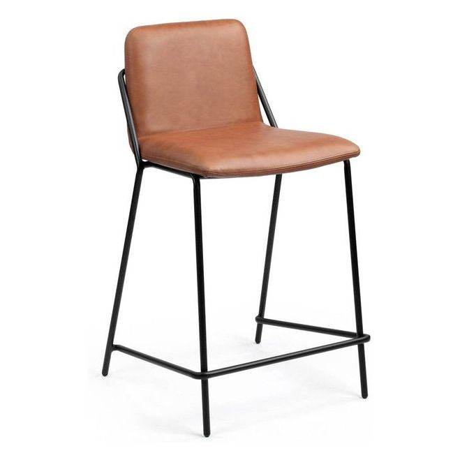 leather sling bar stools