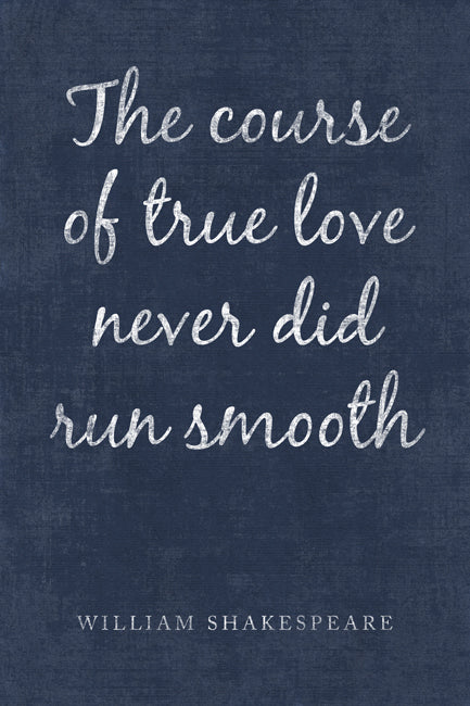 the course of true love shakespeare