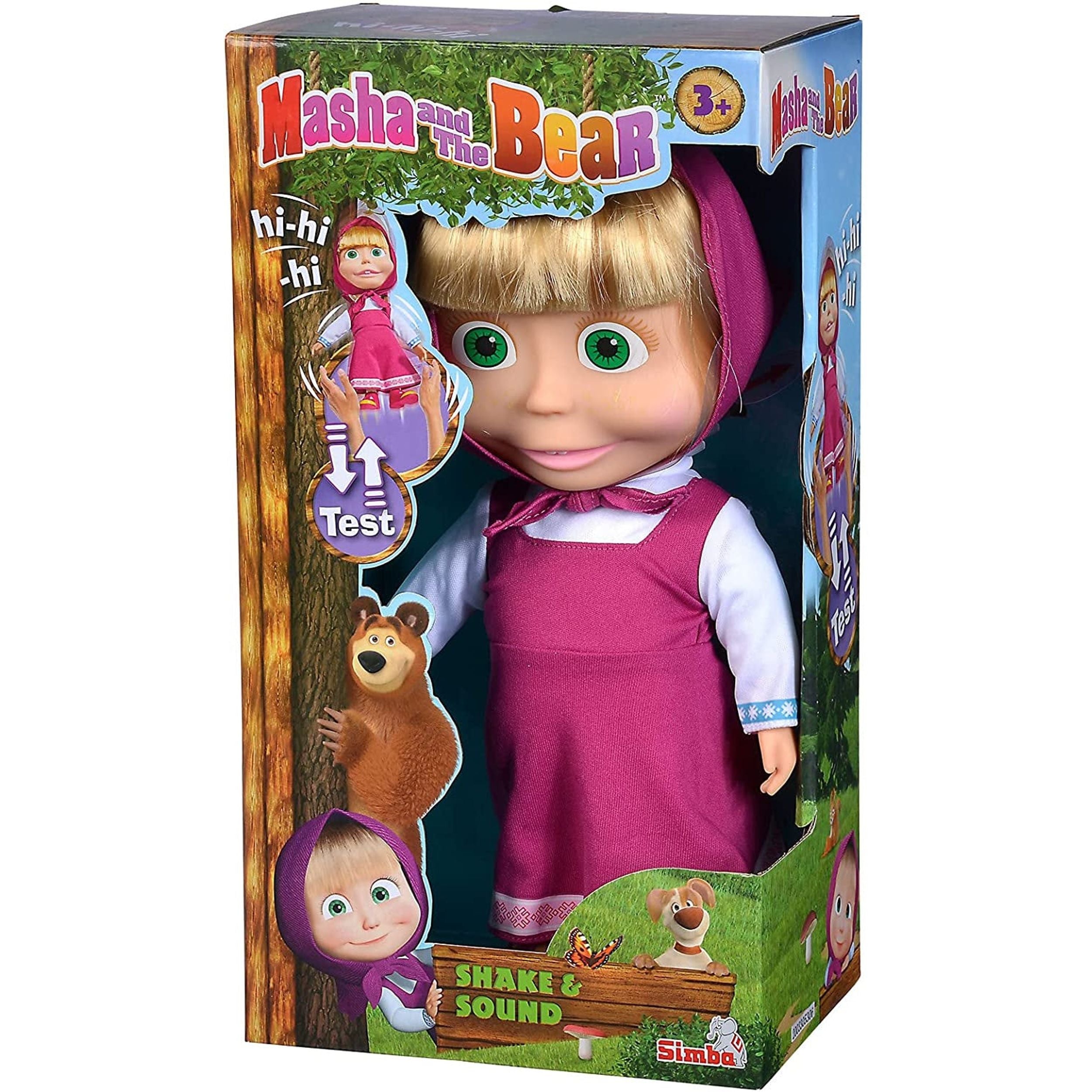 Masha And The Bear Shake And Sound Interactive Doll 