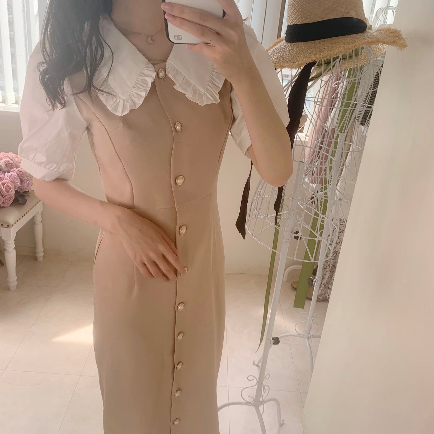 04/05~発売STARTバイカラークラシカルOP(Pink beige)