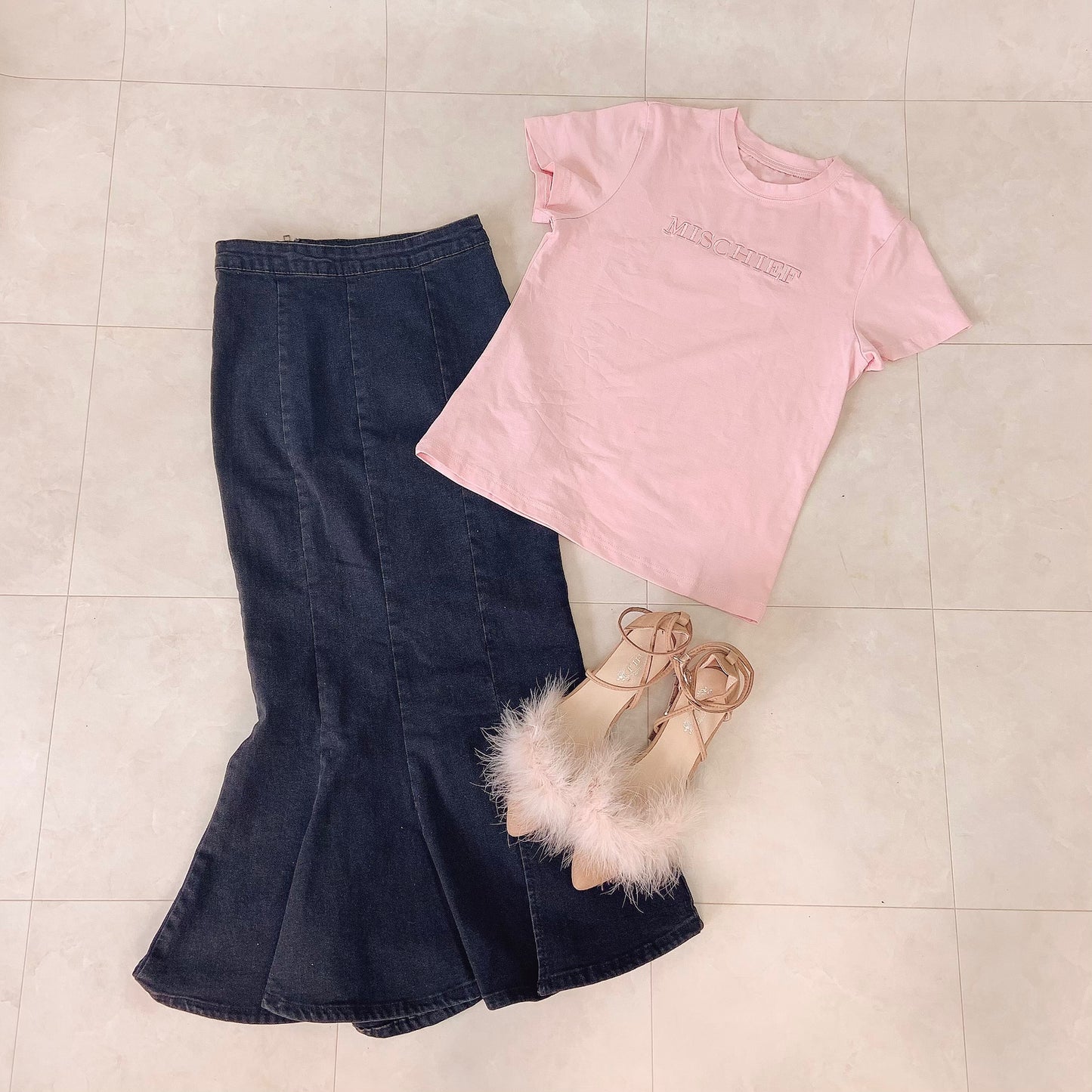06/10~発売START 【即納】pinkTee (pink×pink)