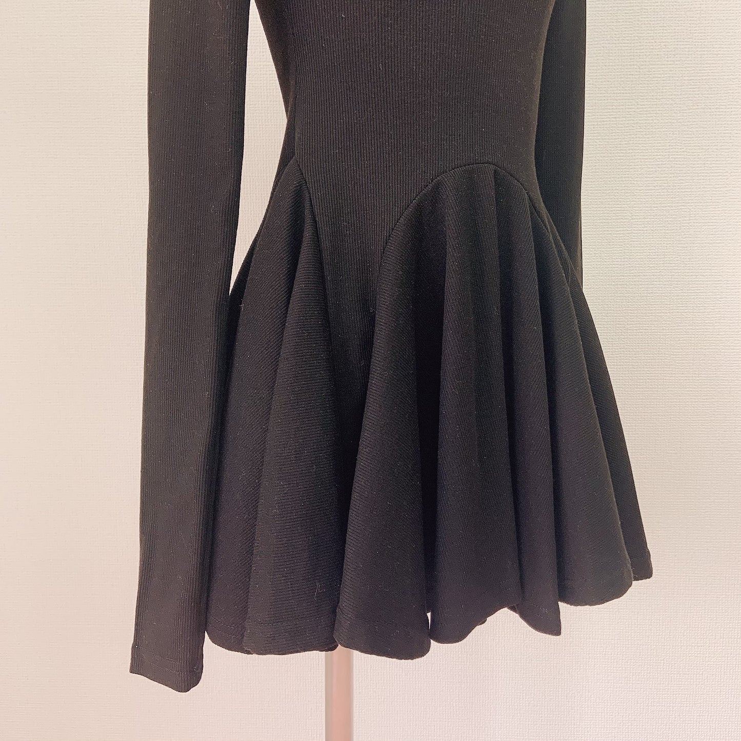 40%OFF 【即納】flare cotton one-piece(Black)