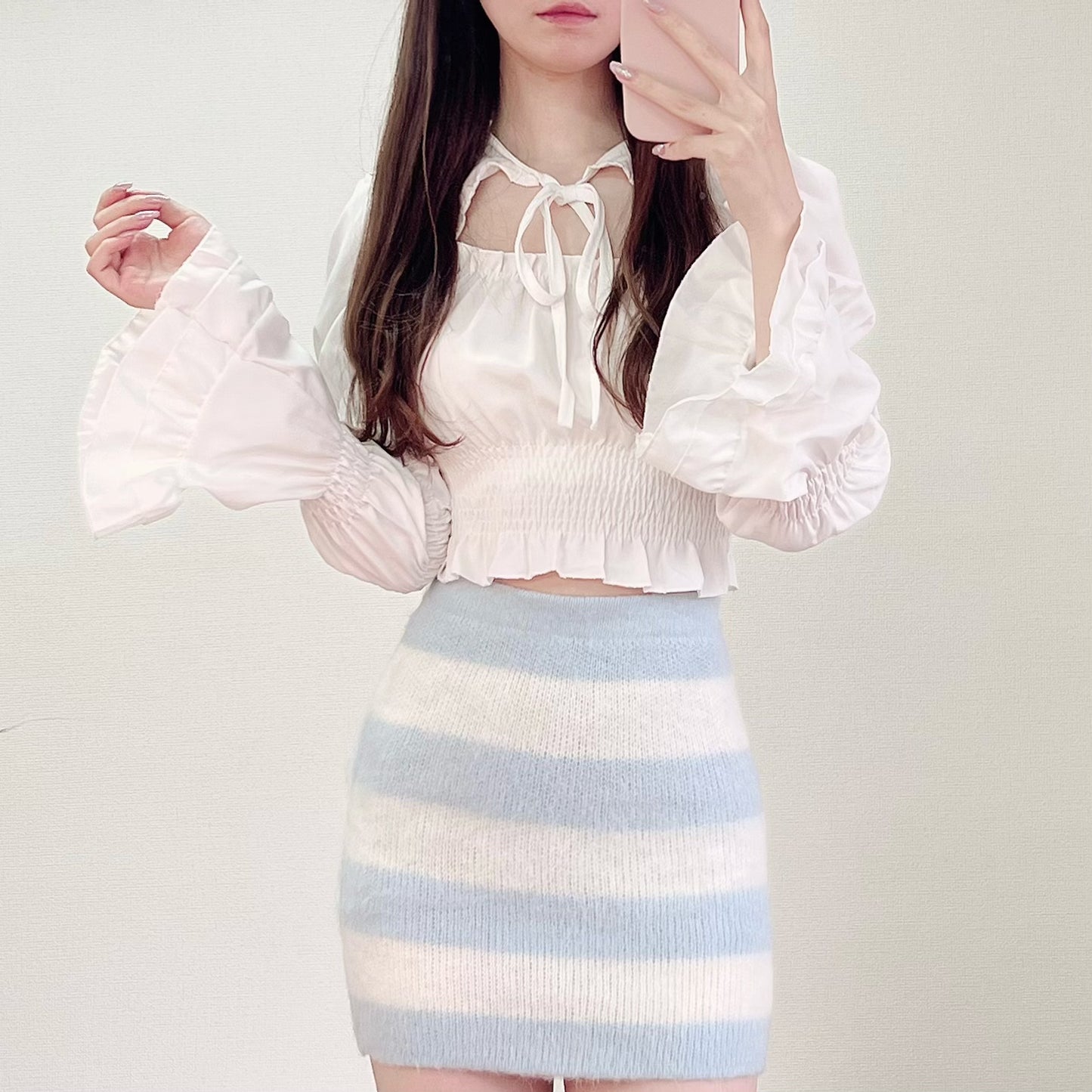 05/13発売START décolleté blouse(White)