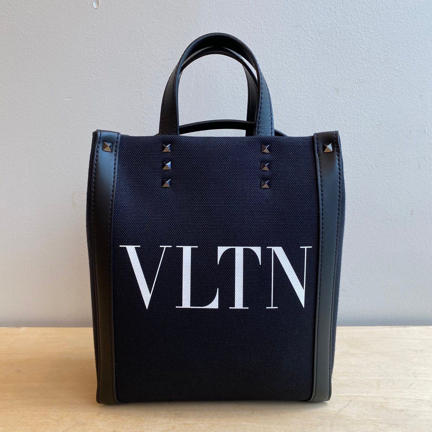 VALENTINO / VLNT CANVAS MINITOTE
