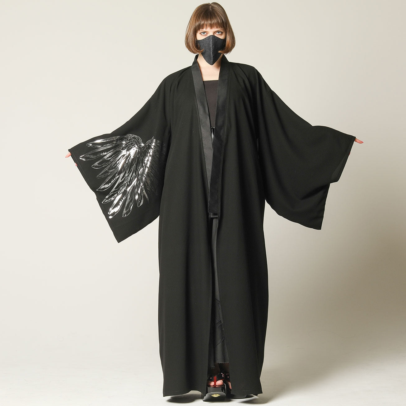 Angel wings long yukata – h.NAOTO WEBSHOP