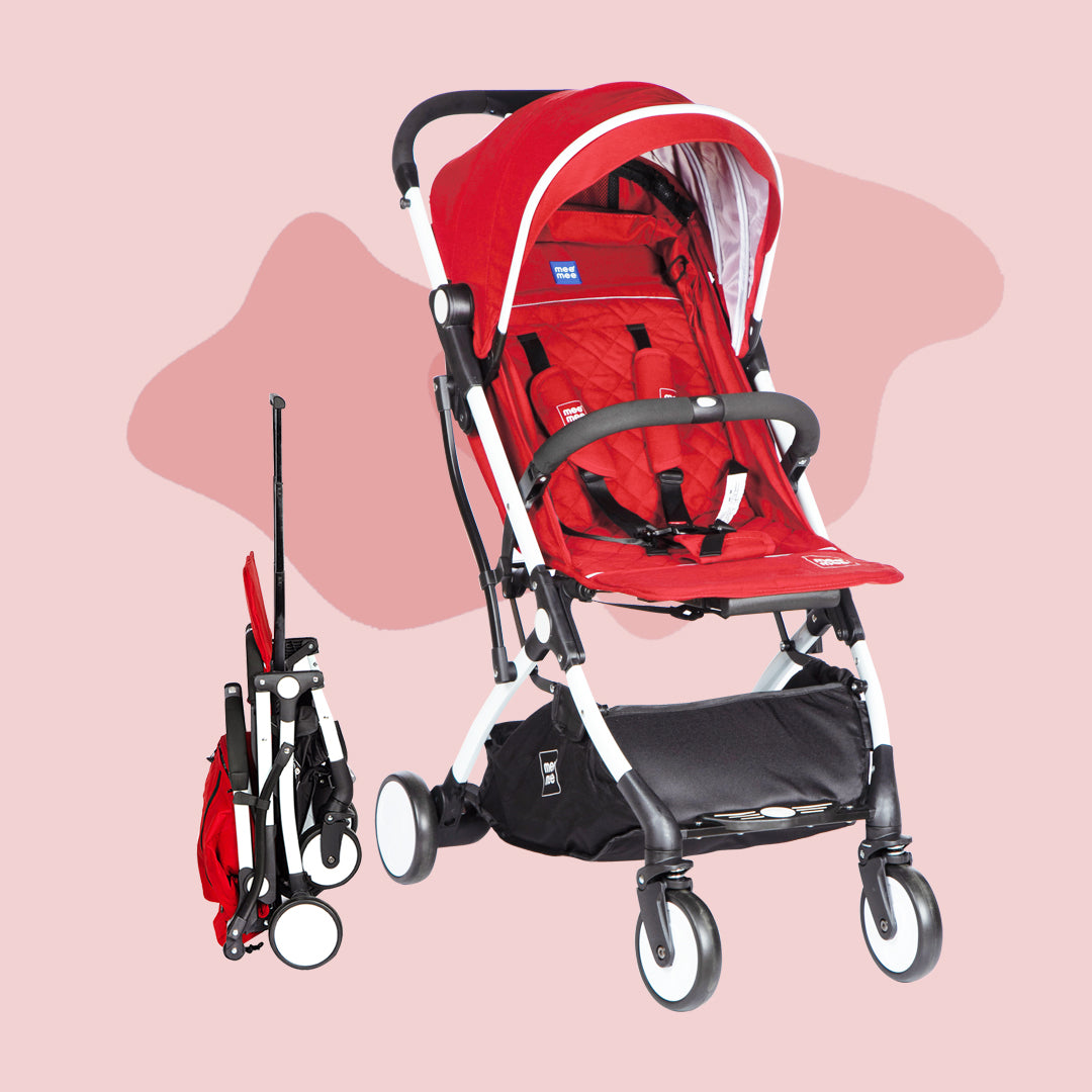 Baby Stroller Pram with Compact Tri-folding Trolley | Mee Mee ...
