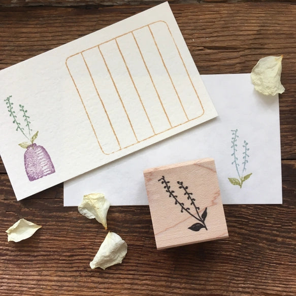 Hankodori Jump Seed Rubber Stamp