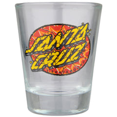 Santa Cruz Psychedelic Dot Shot Glass - Clear