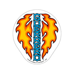 Bones Brigade Guerrero Dagger Sticker - Orange/Blue/White