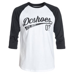 DC Athletic Script Raglan Men's T-Shirt - Anthracite KVJ0