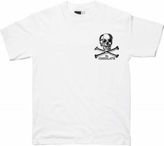 Chocolate El Choco Skull Men's T-Shirt - White