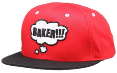 Baker Thoughtless Men's Snapback Hat - Red