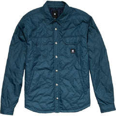 DC Munich Men's Jacket - Army Blue Herringbone