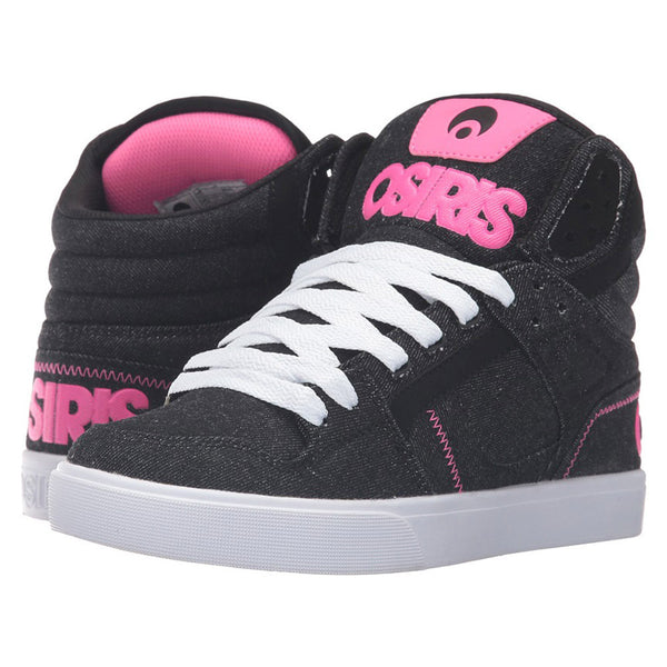 black and pink osiris shoes