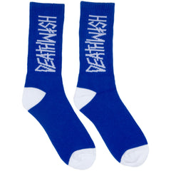 Deathwish Deathspray Men's Socks - Royal/White (1 Pair)