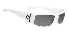 Spy Cooper Sunglasses - White Frame/Grey Lens