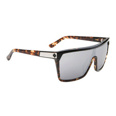 Spy Flynn Sunglasses - Black Tortoise Frame - Grey/Black Mirror Lens