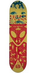 Alien Workshop Human Error Warmongers Skateboard Deck - Yellow - 8.375in