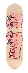 Toy Machine Fists Skateboard Deck - 7.5 - Natural